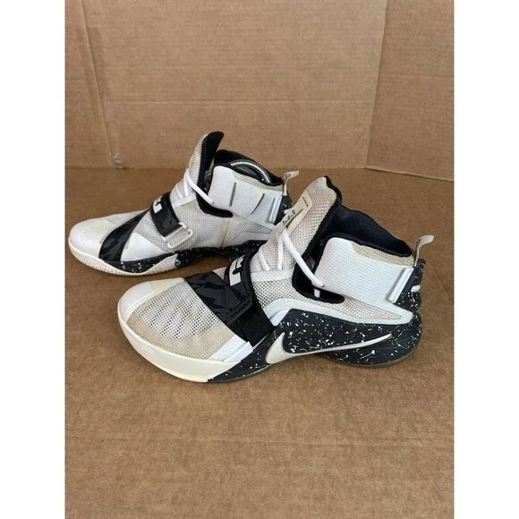 Nike Lebron James Soldier Nine Premium Mens 11.5 Basketball Shoes 749490-110 - Picture 5 of 10